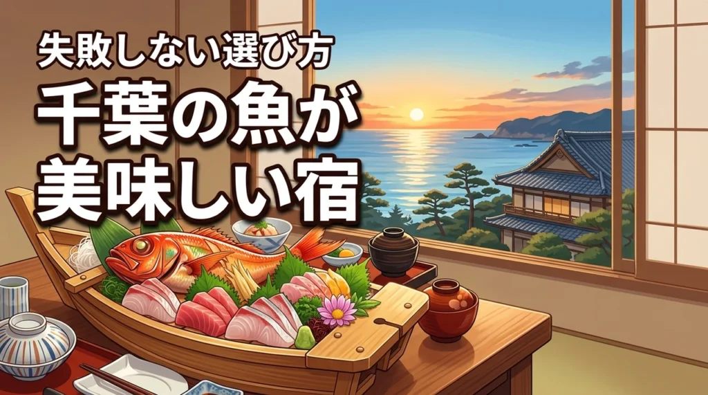 千葉県で魚の美味しい宿はどこ？失敗しない選び方と満足度が高い人気宿を徹底比較
