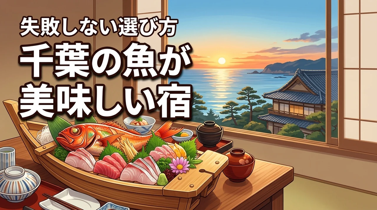 千葉県で魚の美味しい宿はどこ?失敗しない選び方と満足度が高い人気宿を徹底比較