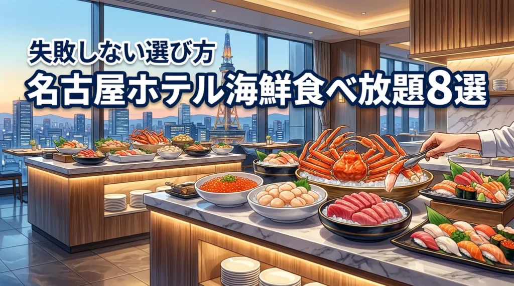 名古屋のホテルで海鮮食べ放題を楽しむならここ！厳選した8選と選び方のコツ