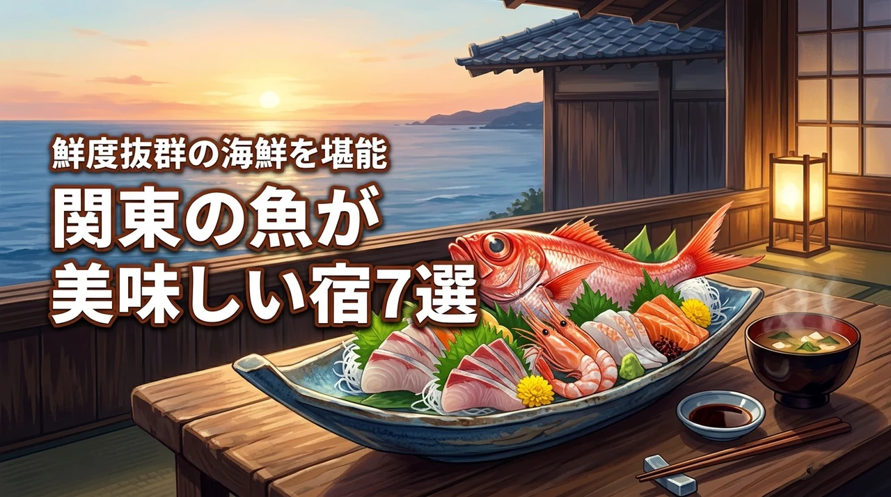 関東で魚の美味しい宿おすすめ7選!鮮度抜群の海鮮料理を堪能する秘訣とは?