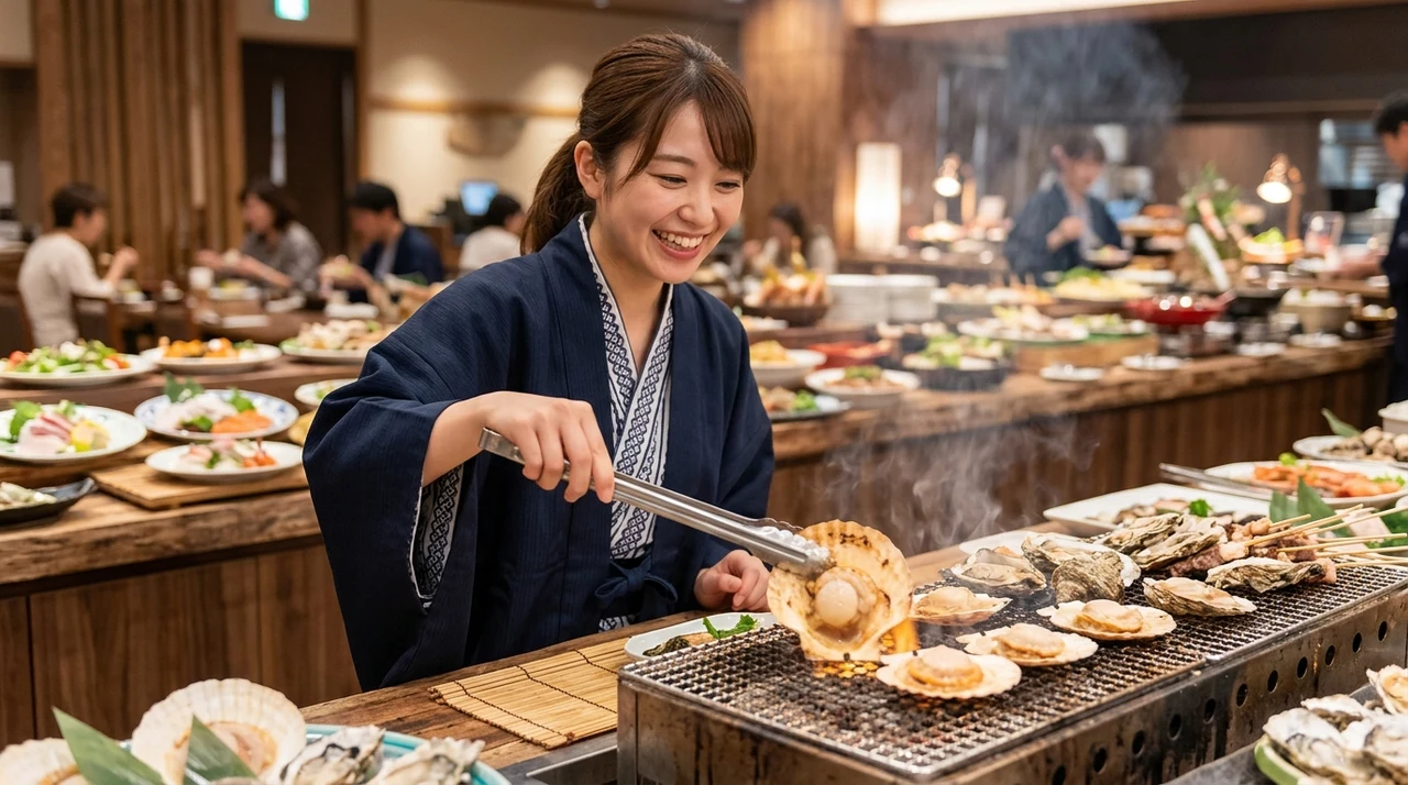 海鮮バイキングが魅力的なホテルに泊まるメリット