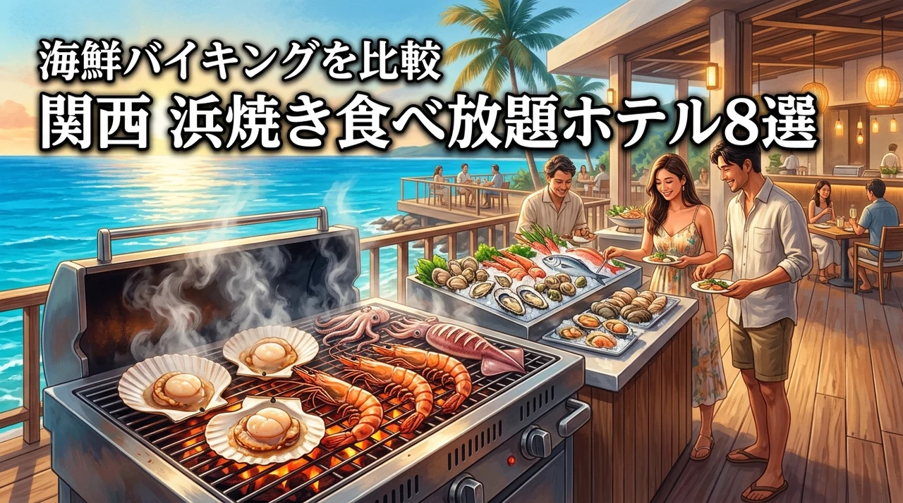 関西で浜焼き食べ放題が楽しめるホテル8選!海鮮バイキング自慢の宿を比較
