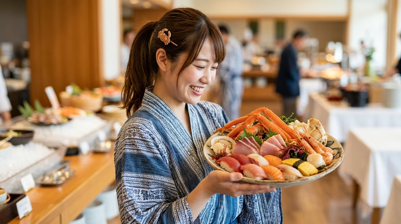 海鮮ビュッフェ付きホテルに泊まるメリット