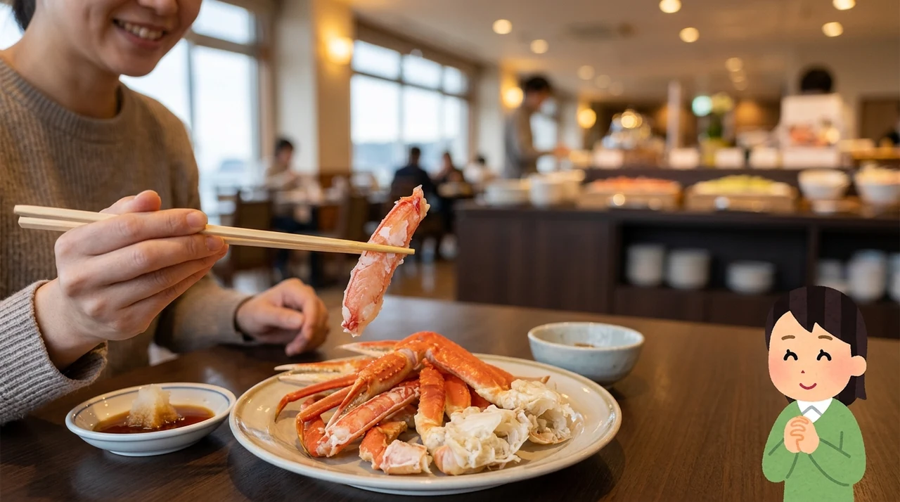 大洗でカニ食べ放題が人気のホテル5選