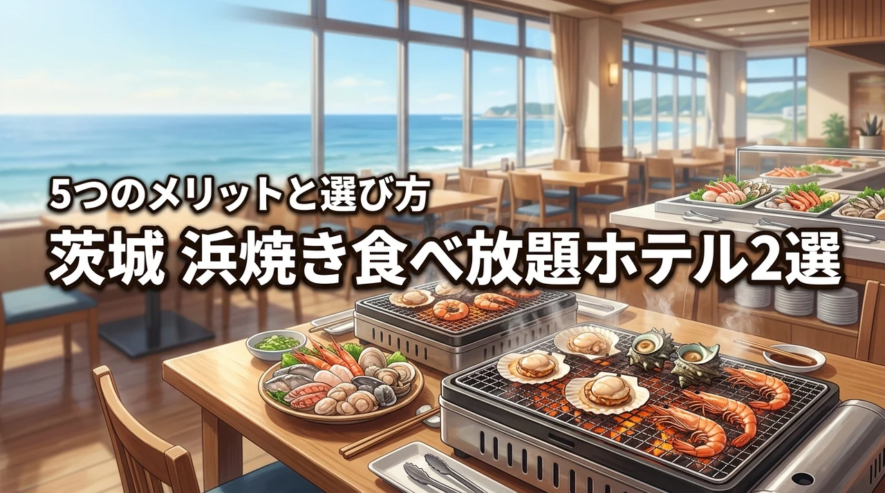 茨城で浜焼きの食べ放題ができるホテル2選!5つのメリットと賢い選び方を解説