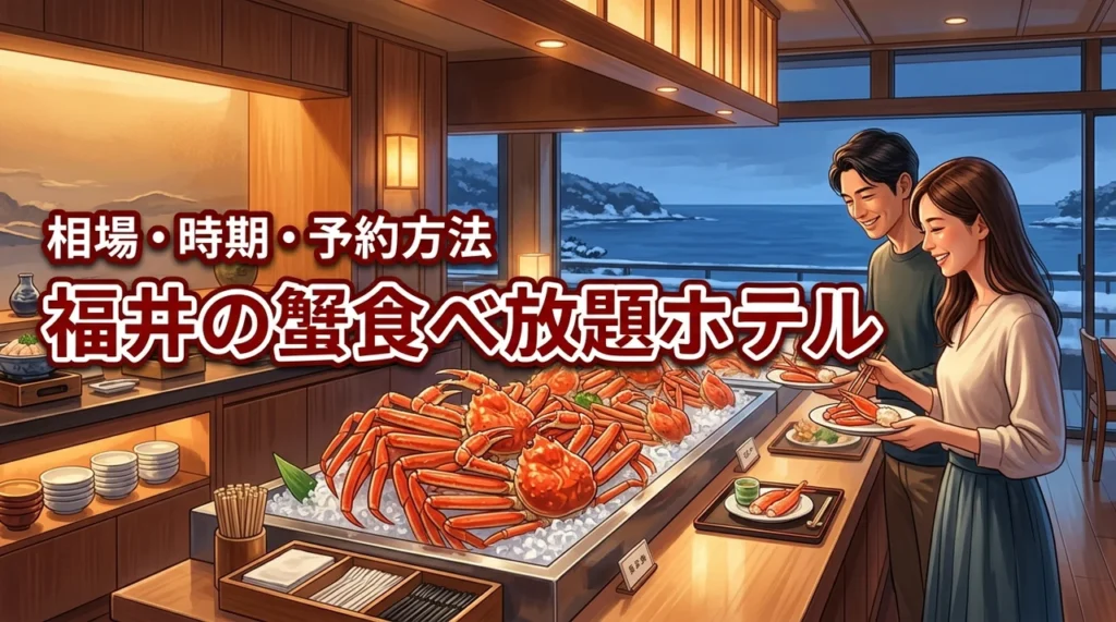 福井で蟹食べ放題ができるホテルはある？料金相場・シーズン・予約方法まで徹底解説