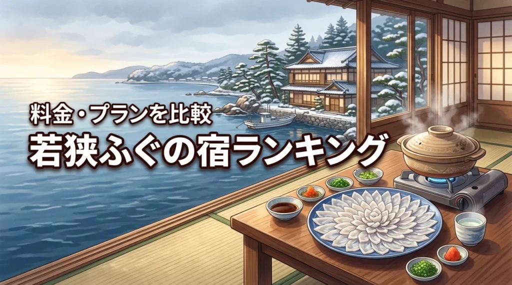 若狭でふぐが美味しい宿はどこ？地元民おすすめ旅館ランキング【料金・プラン比較】