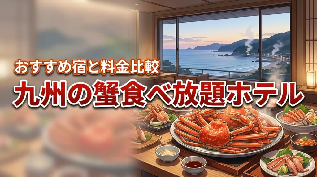 九州で蟹食べ放題ができるホテルはある？料金・シーズン・おすすめ宿を徹底解説