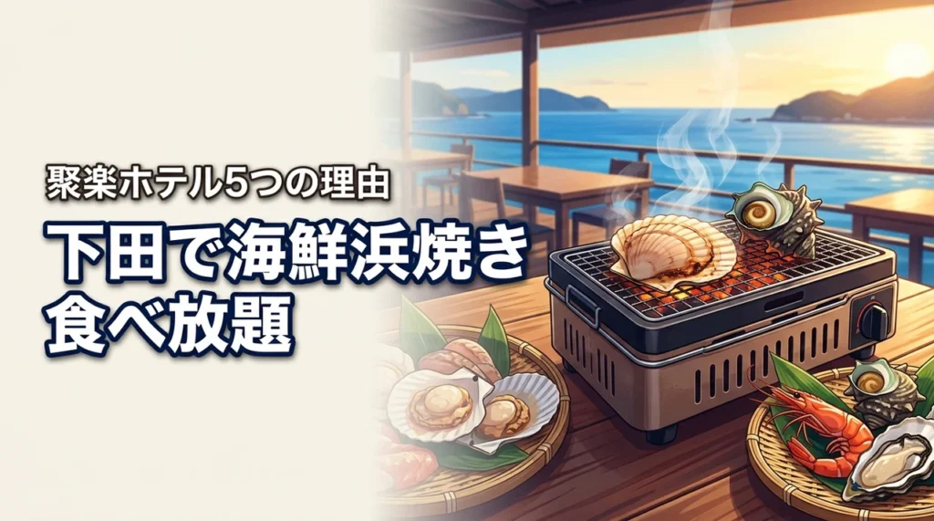 海鮮を心ゆくまで！下田で浜焼き食べ放題なら聚楽ホテルがおすすめな5つの理由