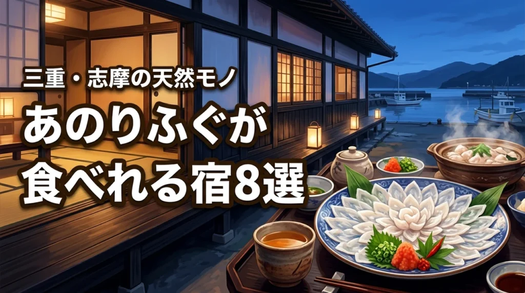 あのりふぐが食べれる宿おすすめ8選！三重県志摩市で天然トラフグを堪能しよう