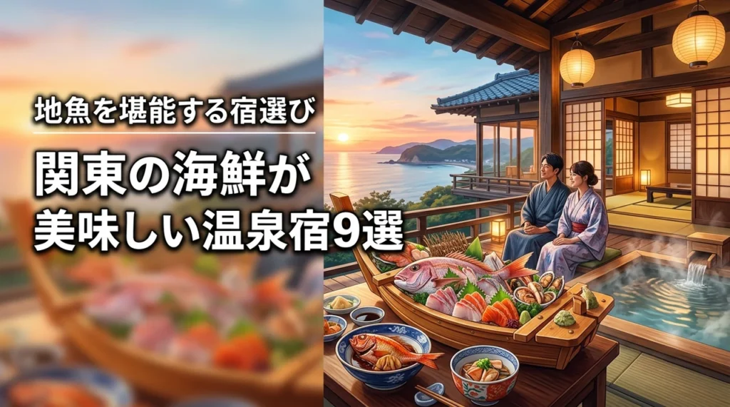 関東で海鮮の美味しい温泉宿おすすめ9選！地魚を堪能できる宿選びのコツ
