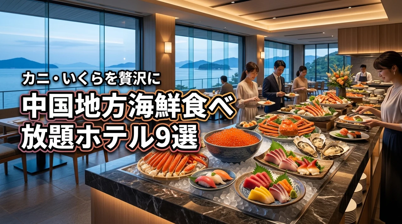 中国地方で海鮮食べ放題が人気のホテル9選!カニやいくらを贅沢に満喫しよう