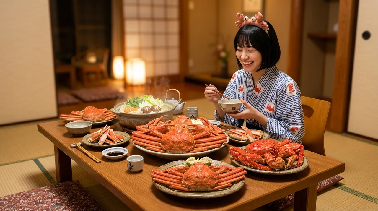 京都でカニを食べきれないほど提供する安い民宿10選