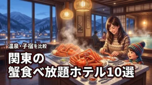 関東で蟹食べ放題が自慢のホテル10選！温泉や子連れに人気の宿を厳選比較