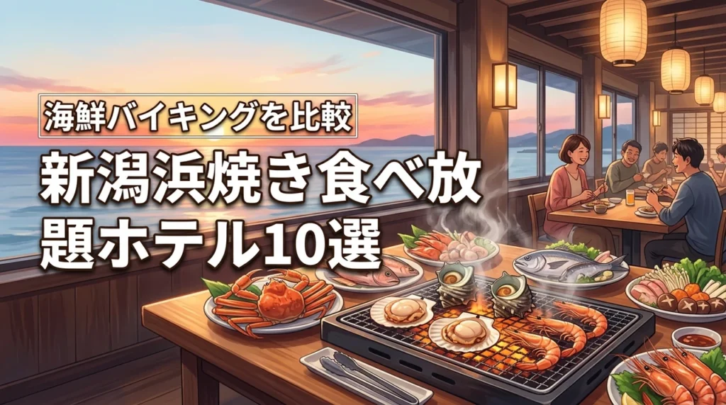 新潟で浜焼き食べ放題が人気のホテル10選！海鮮バイキングのメリットを比較