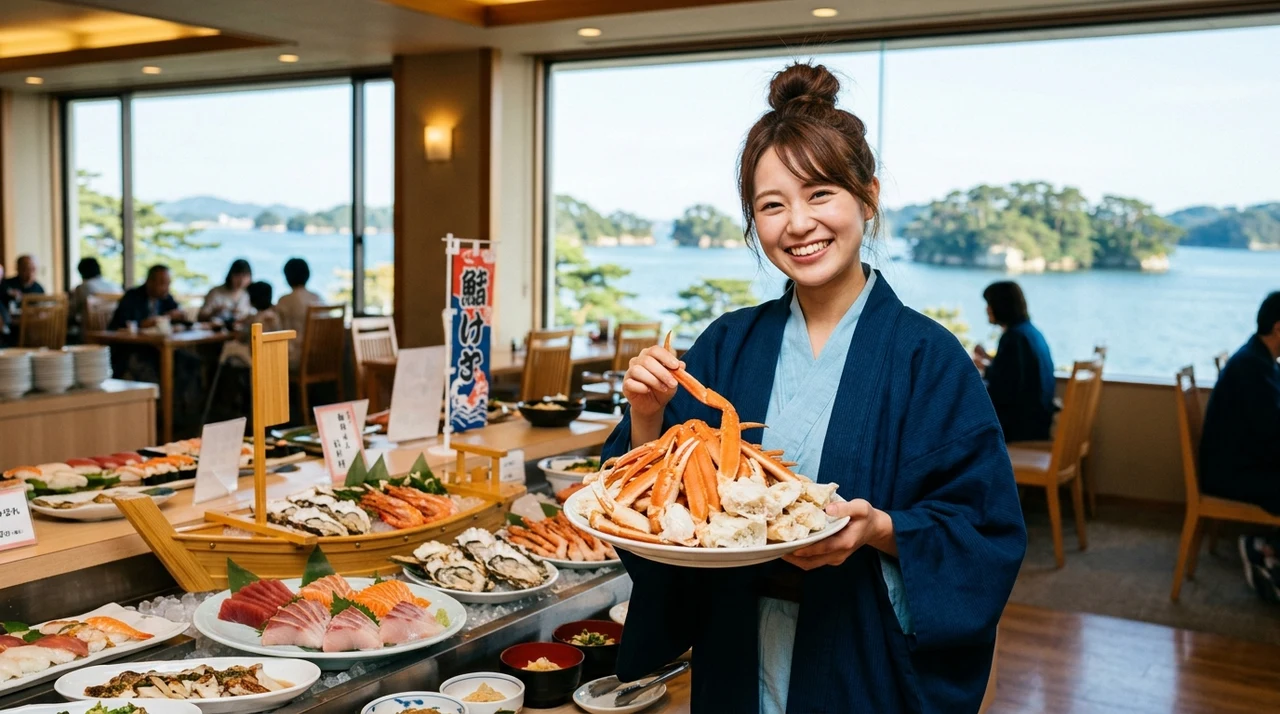 松島で海鮮食べ放題を楽しめるホテル4選