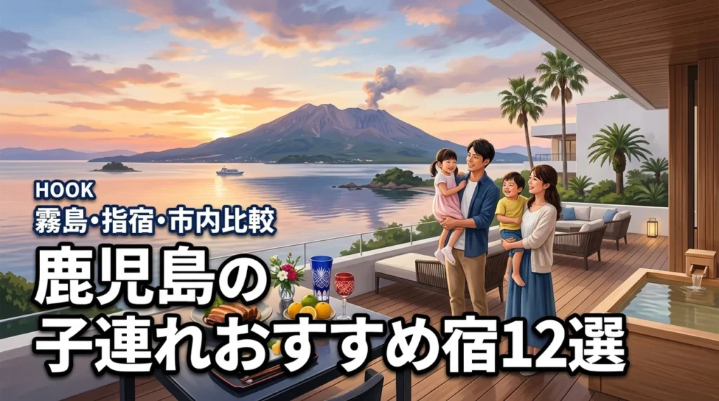 鹿児島の子連れにおすすめの宿12選｜鹿児島市・霧島・指宿を目的別に比較