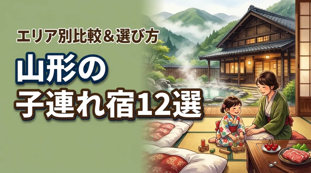 山形の子連れにおすすめ宿12選！エリア別の比較や失敗しない選び方を解説