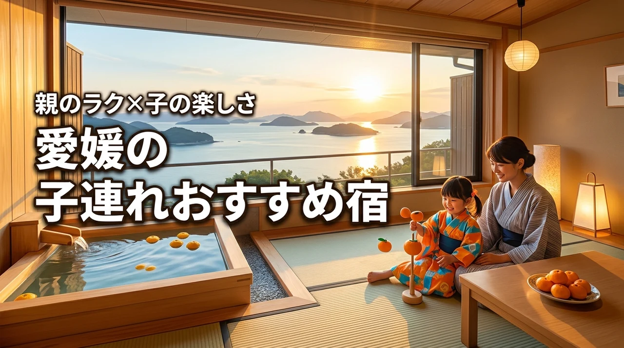【目的別】愛媛の子連れにおすすめ宿!親のラクさと子供の楽しさを両立