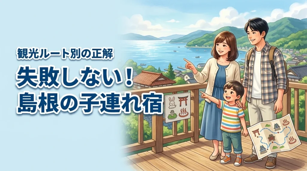 【失敗しない】島根の子連れおすすめ宿は観光ルートで決まる！親も子も満足の正解