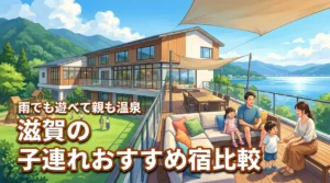 滋賀で子連れのおすすめ宿はどこ？雨でも遊べて親も温泉で休めるホテルを比較