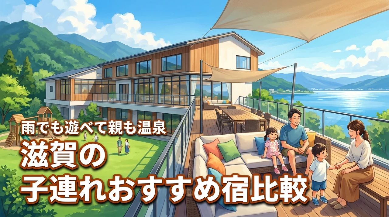 滋賀で子連れのおすすめ宿はどこ?雨でも遊べて親も温泉で休めるホテルを比較