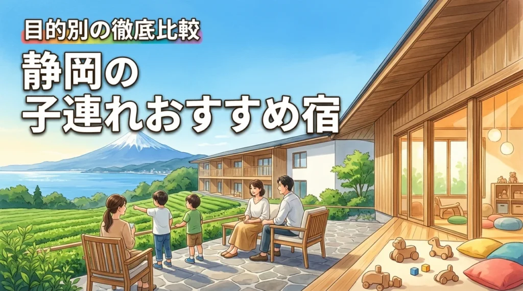 静岡の子連れ旅行で迷ったら？後悔しないおすすめ宿を目的別に徹底比較！