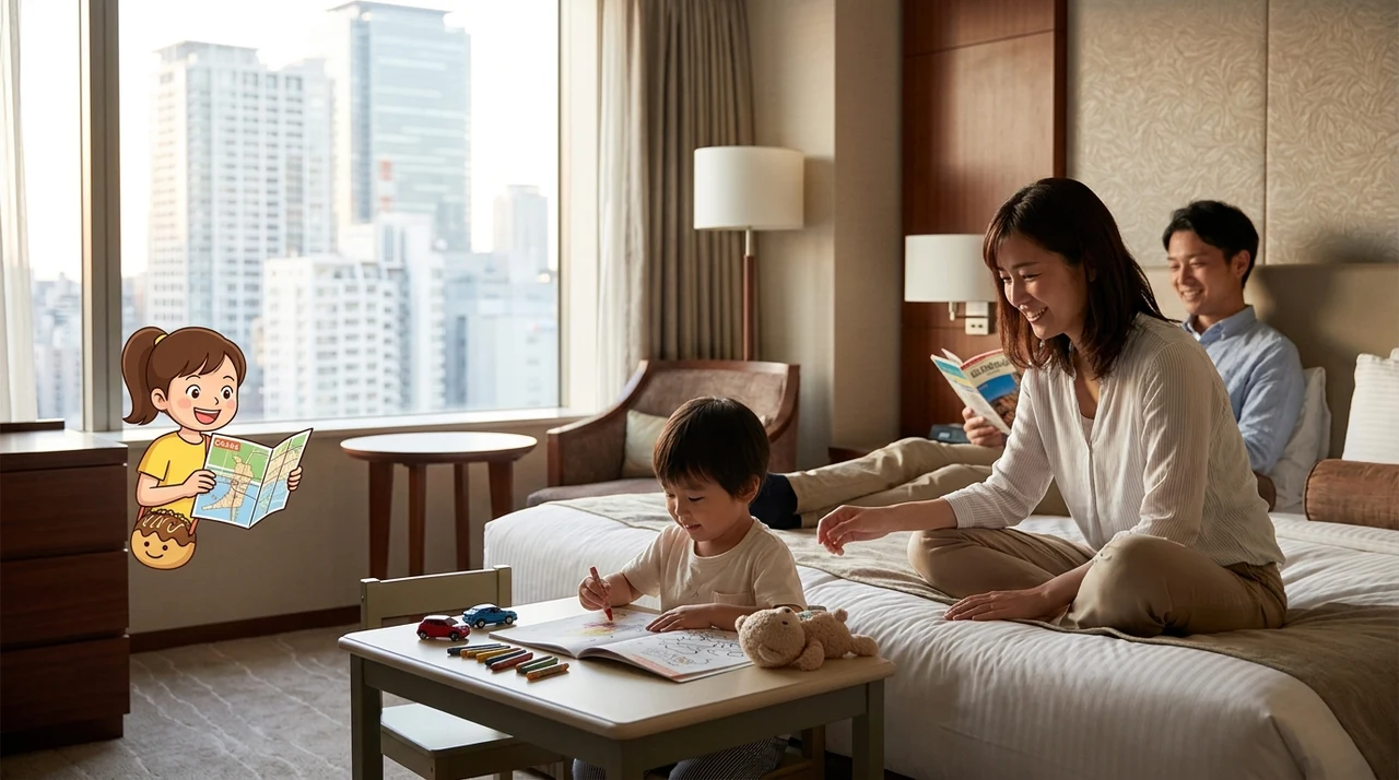 大阪のホテルに子連れで泊まるメリット