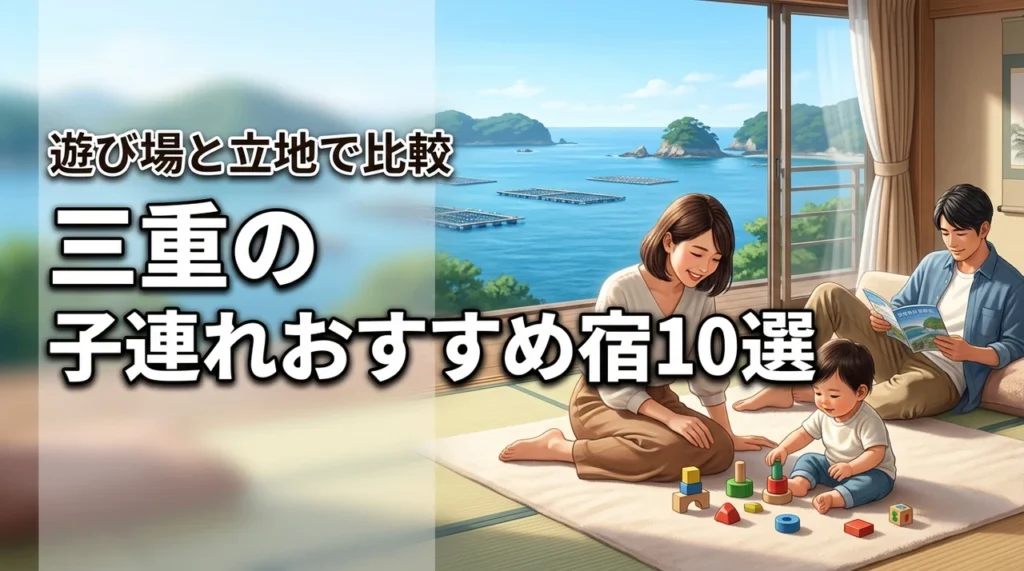 三重の子連れにおすすめ宿10選！観光地への近さと館内遊び場の充実度で徹底比較