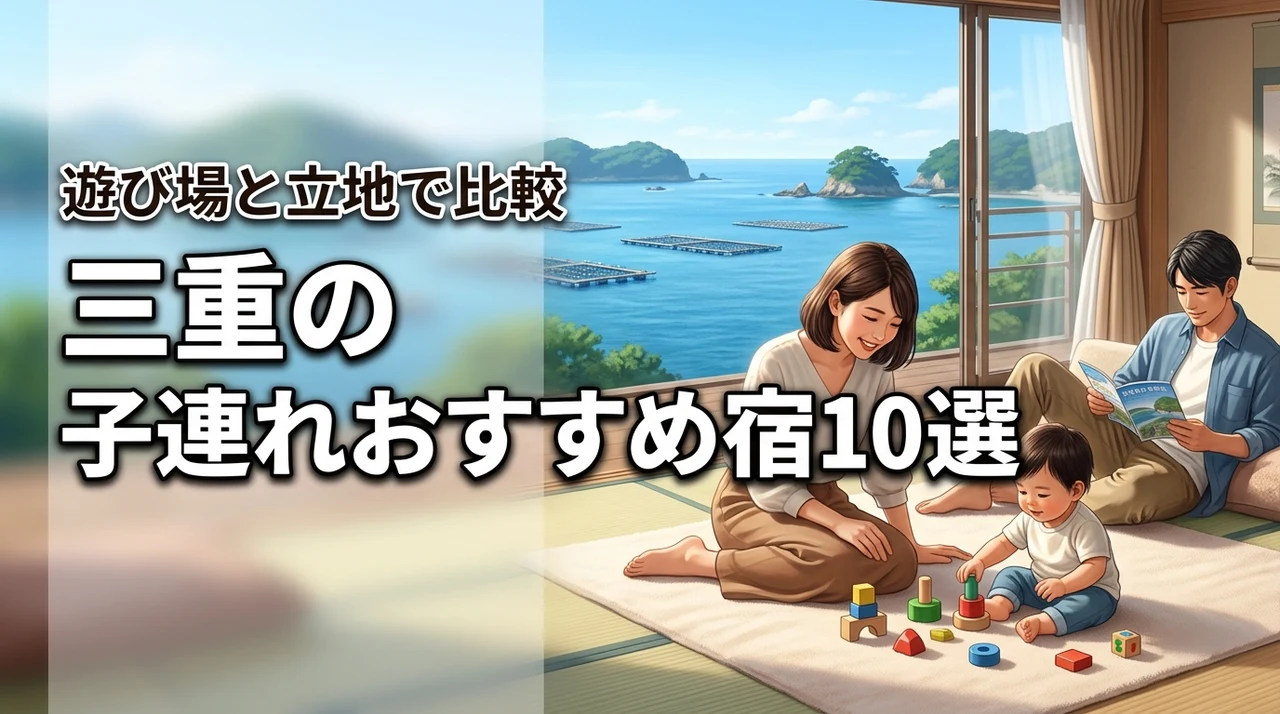 三重の子連れにおすすめ宿10選！観光地への近さと館内遊び場の充実度で徹底比較