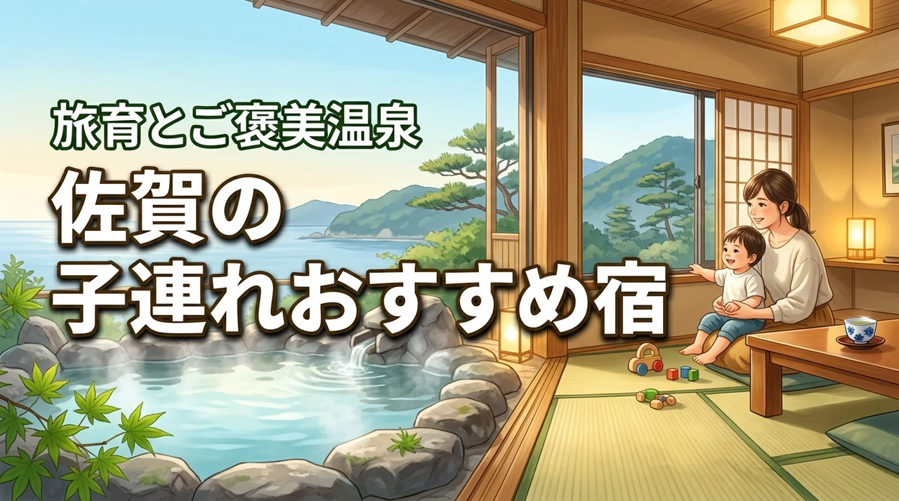 【佐賀の子連れにおすすめ宿】子供の旅育と大人のご褒美温泉を同時に叶える